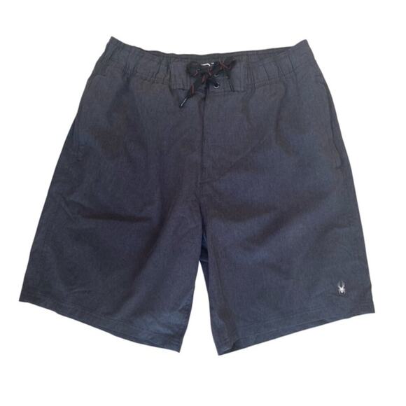 Spyder Dark Gray Athletic Shorts - Swim Trunks - XL - Picture 1 of 5